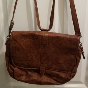 Unisex leather backpack/purse